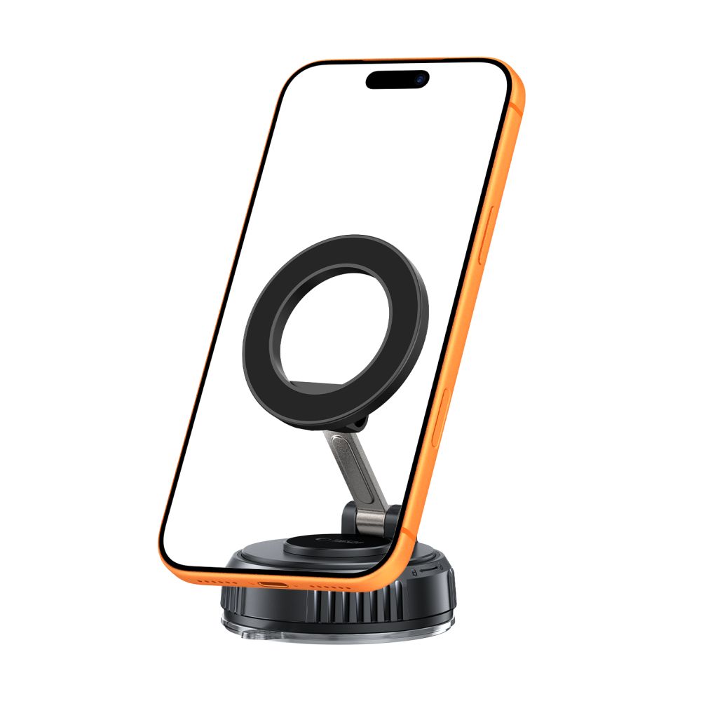 Tech-protect N61 mágneses Magsafe szélvédő és műszerfal autós telefontartó Fekete-1