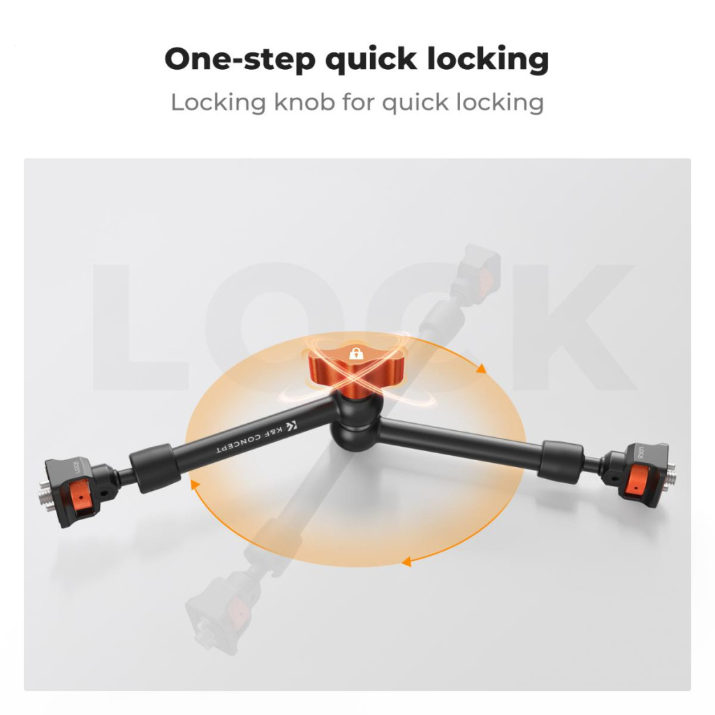 K&F CONCEPT MS33 MAGIC ARM WITH SUPER CLAMP-5