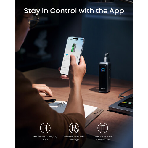 Powerbank Anker Prime, 20100mAh, 220W, QC + PD, Fekete A110BH11-4