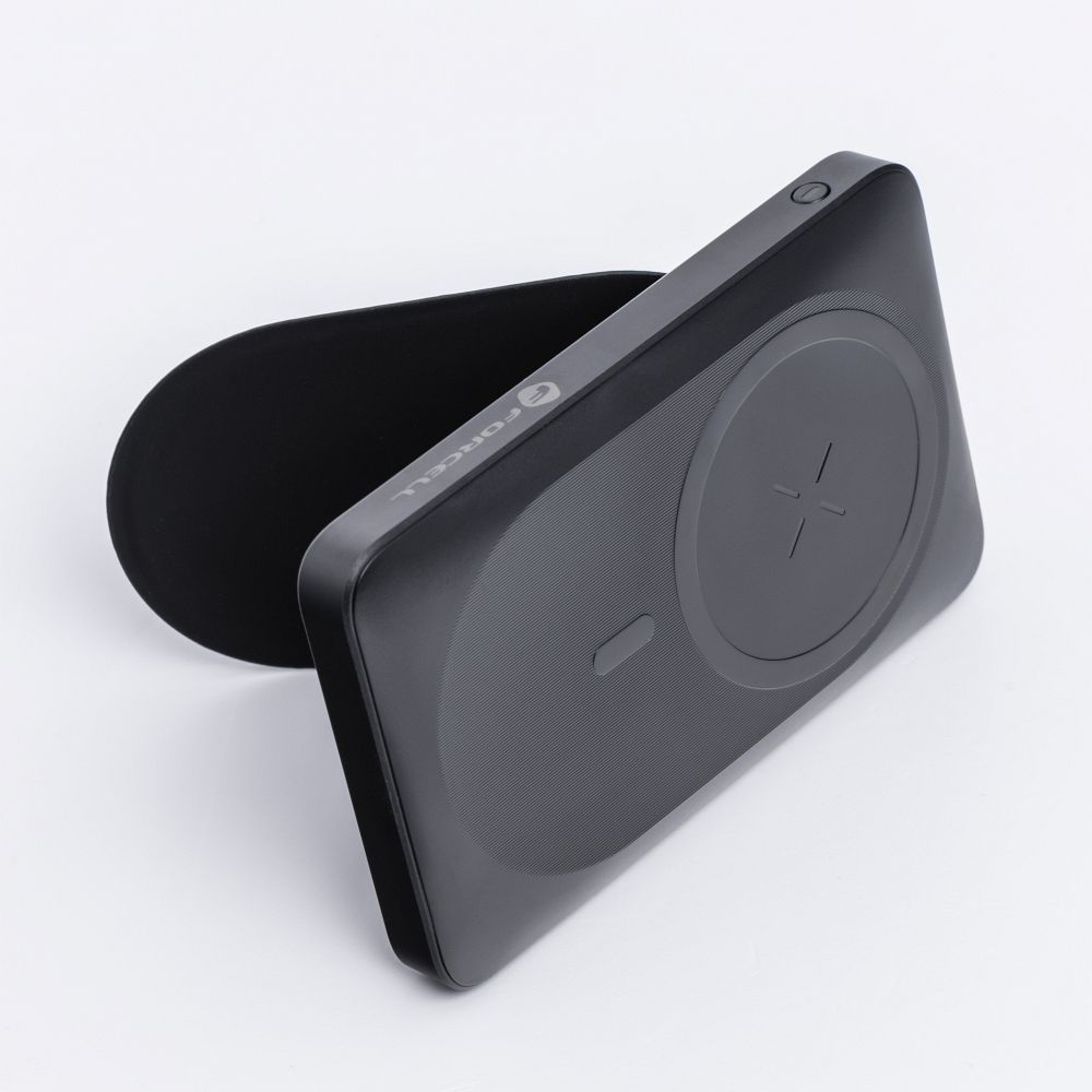 FORCELL F-ENERGY F10K2 MagStand powerbank MagSafe PD QC3.0 5A 20W 10 000mAh fekete-5