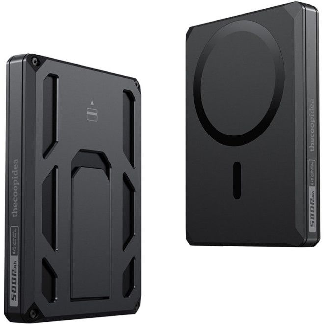 Veger Powerbank Wallet Tracker W0582 MFi PD 20W 5000 mAh fekete-0