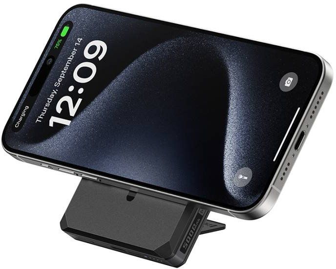 Veger Powerbank Wallet Tracker W0582 MFi PD 20W 5000 mAh fekete-5