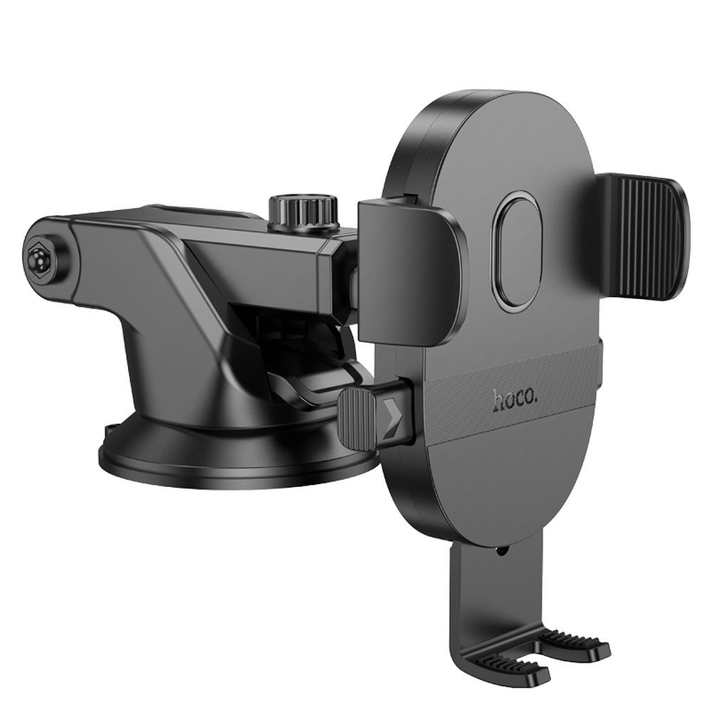 Hoco műszerfalra vagy szélvédőre rögzíthető autós telefontartó H19 fekete-2