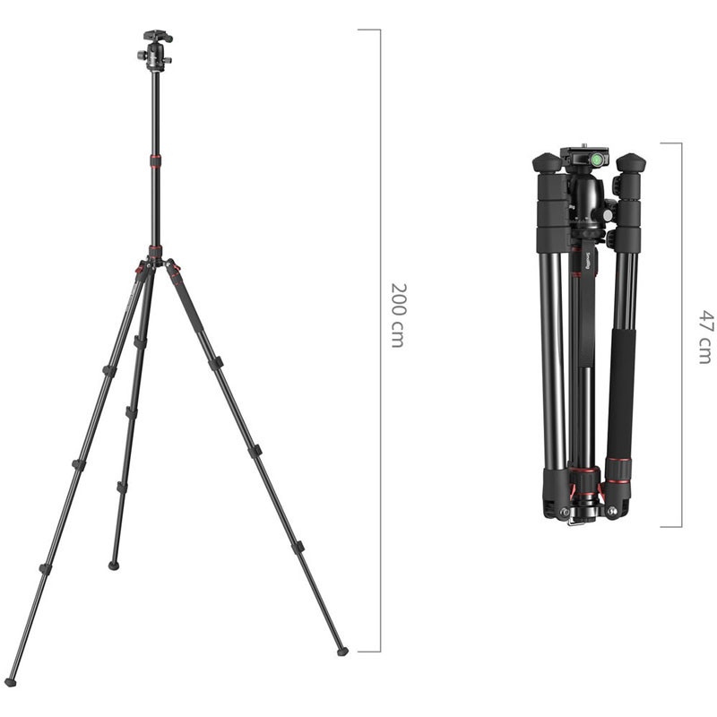Smallrig 5630 Aluminium Alloy Pro Photo Tripod-6