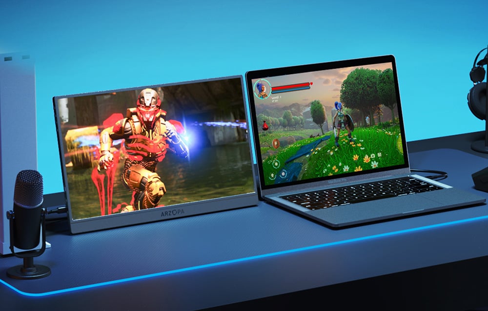  Arzopa Z3FC 16,1' 2,5K 180 Hz hordozható monitor-3