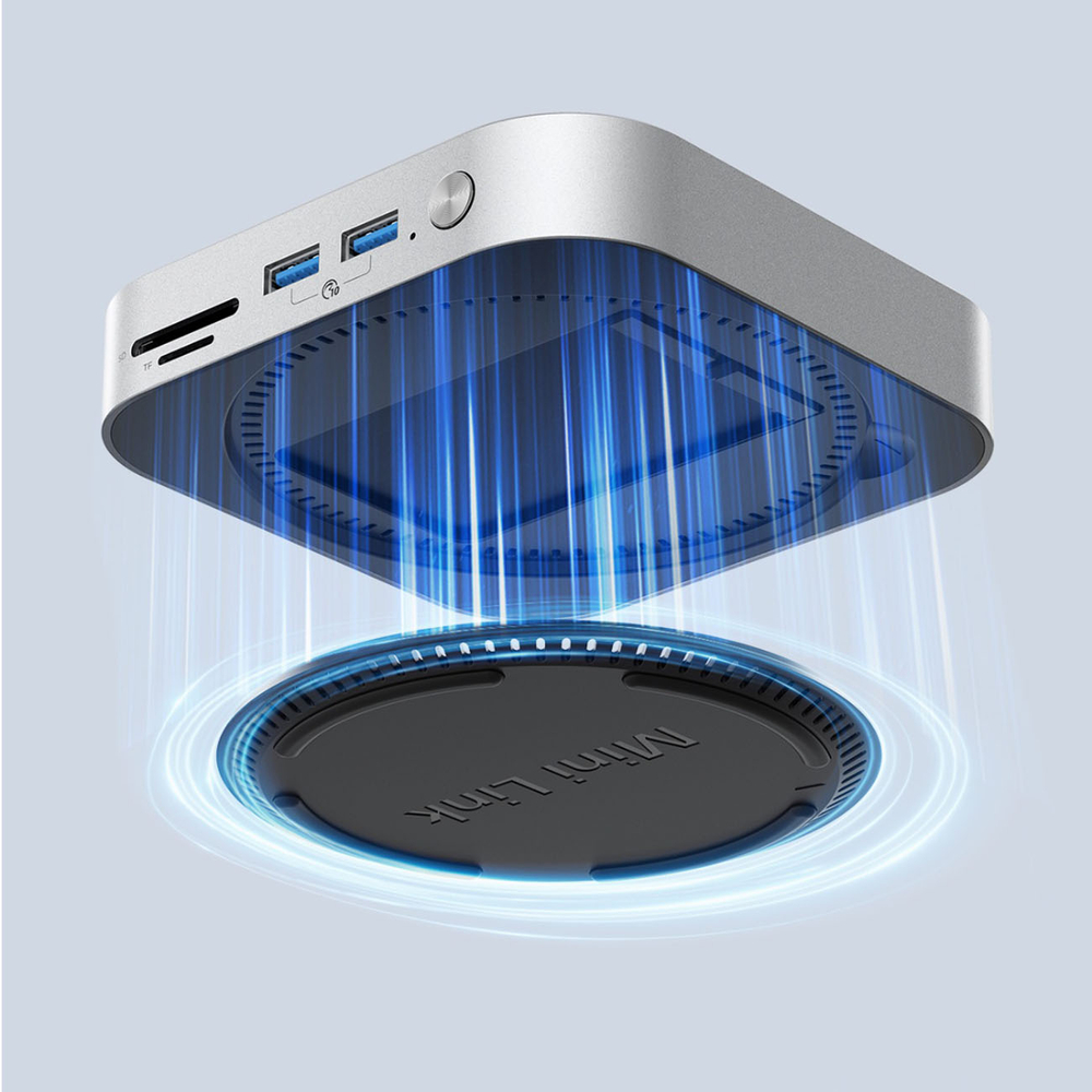 Orico MiniLink 9 az 1-ben dokkolóállomás M.2 SSD merevlemez rekesszel - ezüst-1