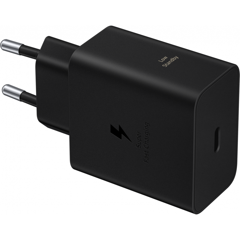 Hálózati töltő Samsung, 60W, 3A, 1 x USB-C, Fekete EP-T6010NBEGWW-0