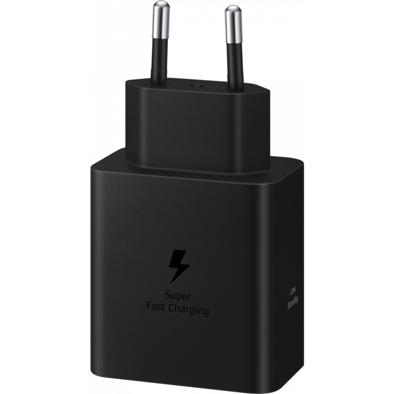 Hálózati töltő Samsung, 60W, 3A, 1 x USB-C, Fekete EP-T6010NBEGWW-1