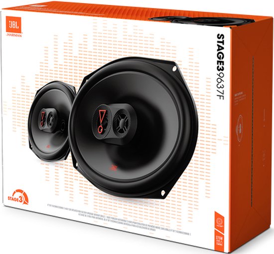 JBL Stage3 9637F autós hangszóró, 75W RMS, 152mm, 2 darab, fekete JBLSTAGE39637F-4