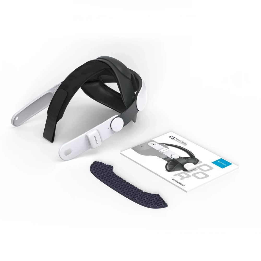 BoboVR E3 Fejpánt Meta Quest 3 és 3S-hez - Fehér és Fekete-5