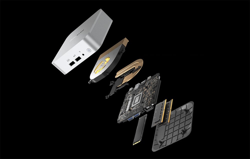 GEEKOM A8 Mini PC Ryzen 9 8945HS 32 GB + 1 TB + Windows 11 Pro-7