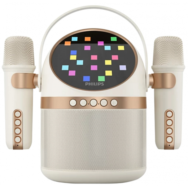 Bluetooth Hangszóró Philips, 10W, Karaoke, Bézs TAS2509WT/00-1