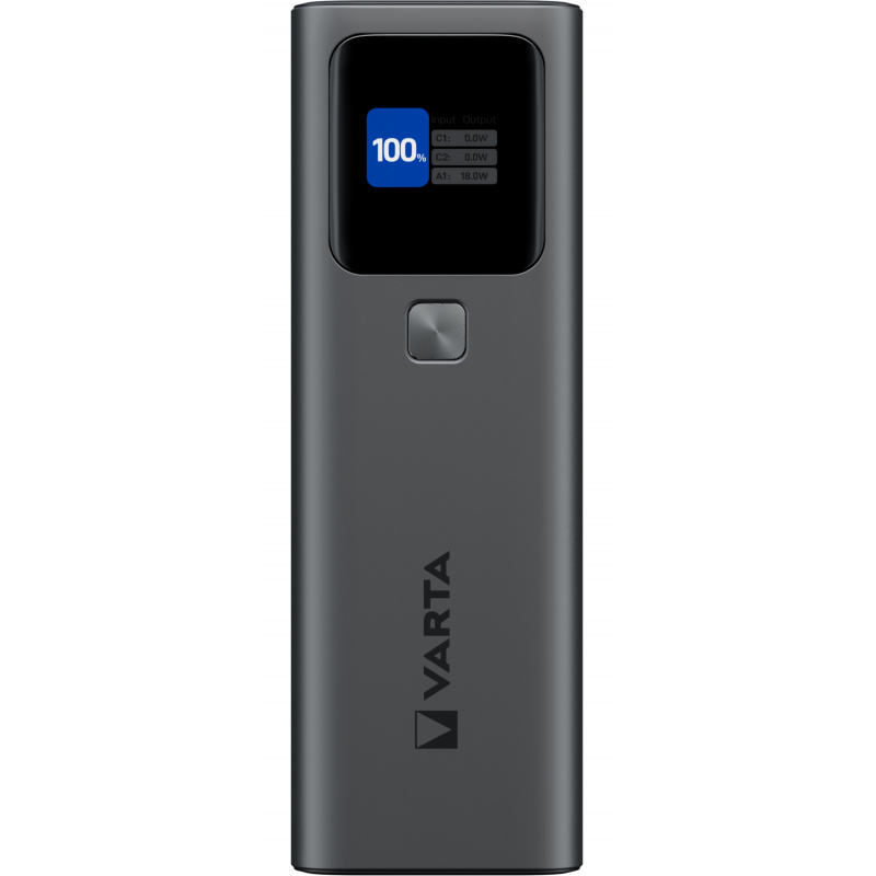 Varta High Speed, 27000mAh, 140W, QC + PD, Fekete Powerbank-0