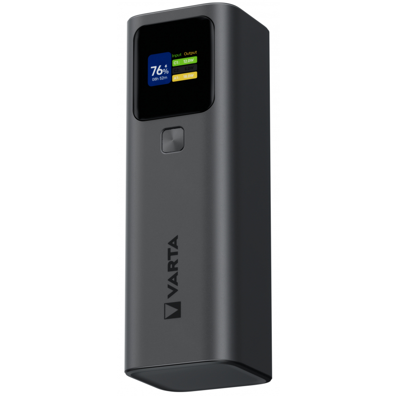 Varta High Speed, 27000mAh, 140W, QC + PD, Fekete Powerbank-1
