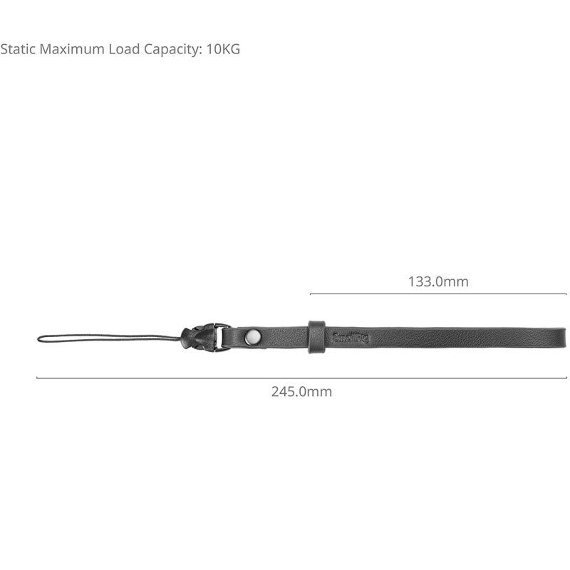 Smallrig 5683 Quick Release Wrist Strap for Ricoh GR Series (Black)-4