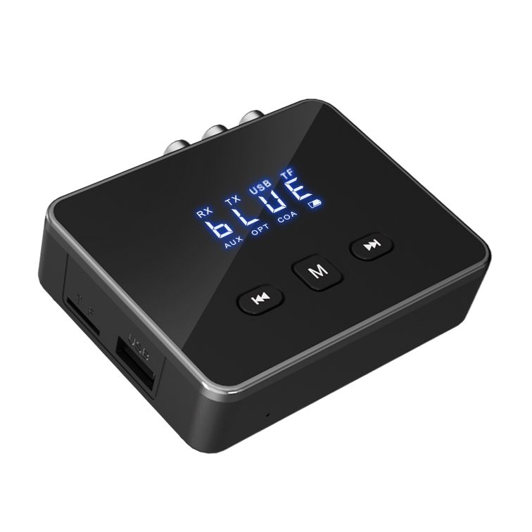 RT06 Bluetooth vezeték nélküli audió vevő és adó, optikai (TOSLINK) csatlakozóval és kihangosító funkcióval-0