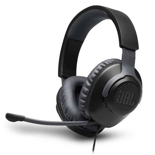 JBL Quantum 100 Vezetékes On-Ear Gaming Fejhallgató mikrofonnal Fekete EU-0