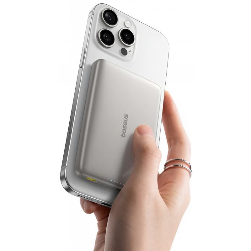 Baseus PicoGo AM41 Powerbank, 10000mAh, 27W, PD + FQI, Bézs E0027203-3