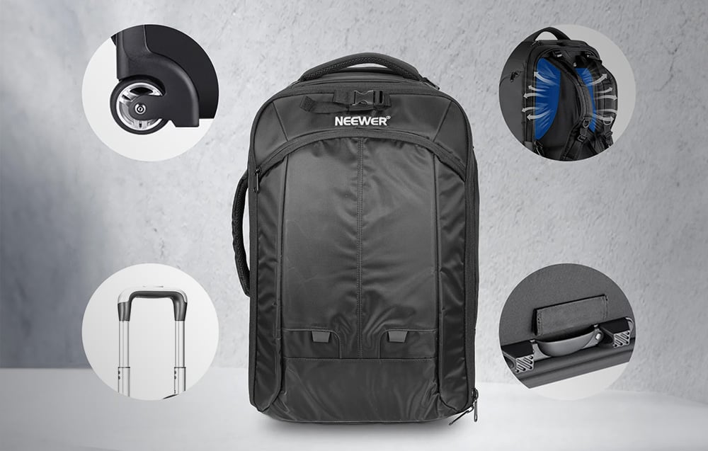 Neewer NW3300 Kamera hátizsák (Piros)-6