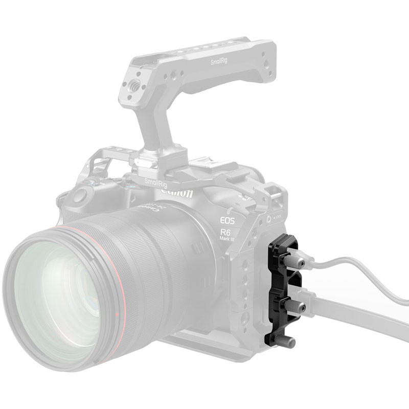 Smallrig 5969 HDMI & USB-C Cable Clamp for Cage for Canon EOS R6 Mark III / R5 Mark II-2