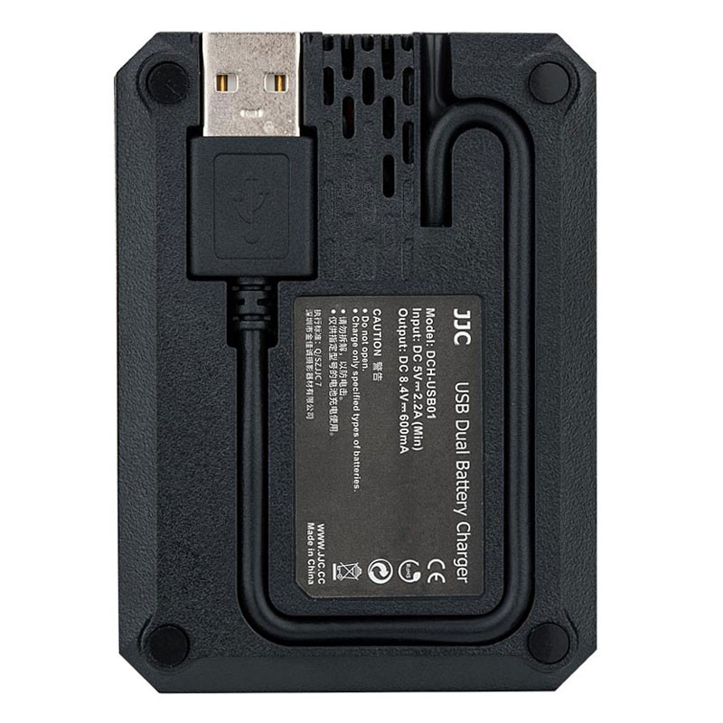 JJC DCH-EL15TC USB Dual akkumulátor töltő-2