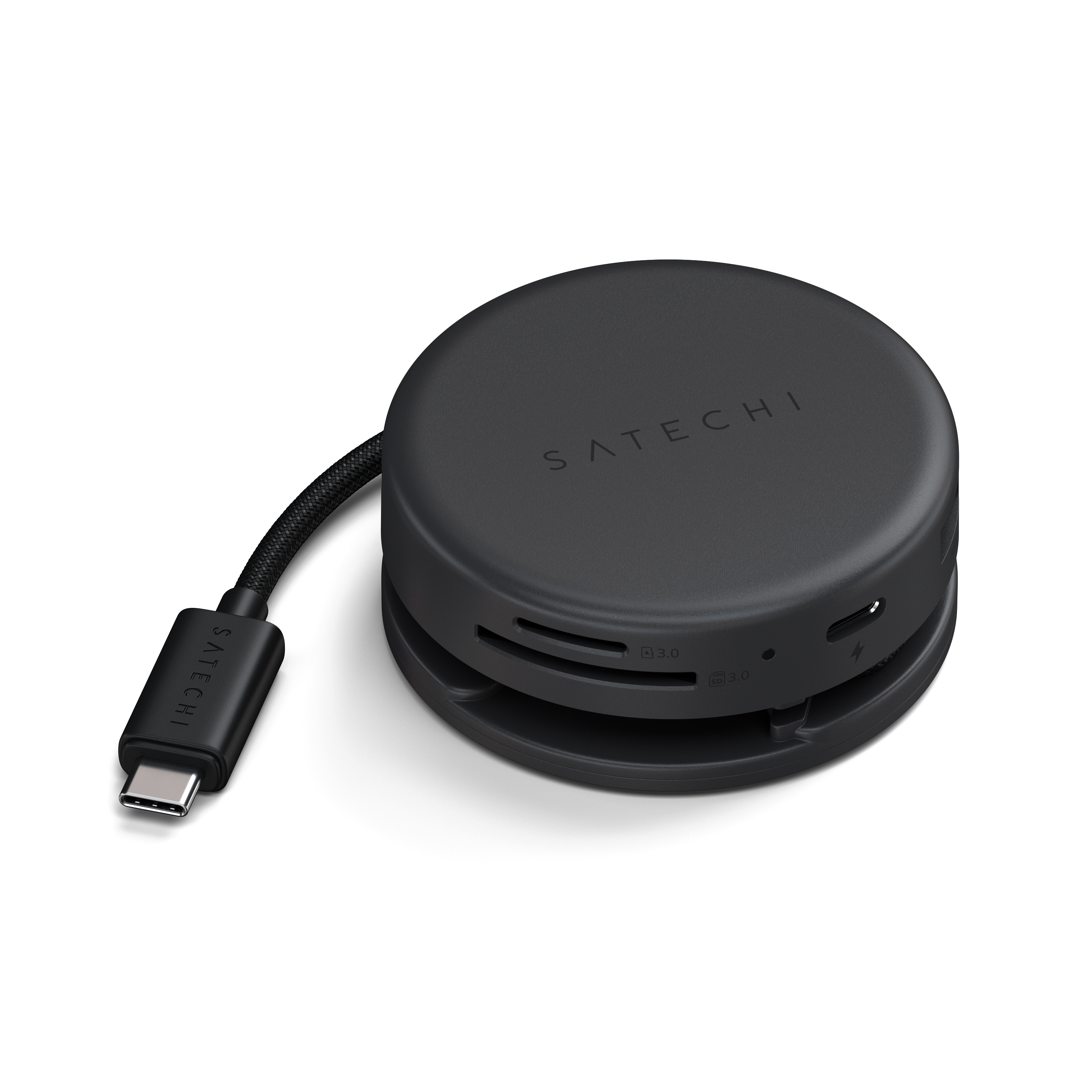 Satechi OntheGo 7-in-1 Multiport Adapter - Space Black-1