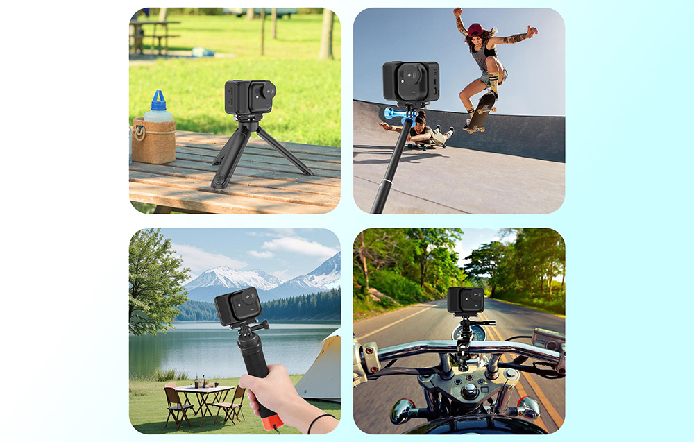 PULUZ Mágneses rögzítő alap Insta360 GO Ultra (Fekete)-2