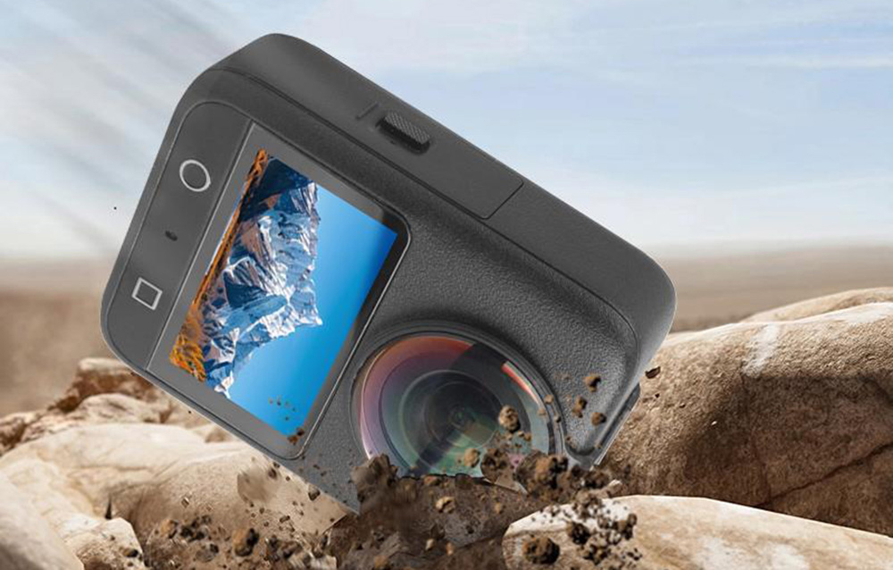 PULUZ edzett üveg lencsevédő a DJI Osmo 360-hoz üvegfólia (Fekete)-5