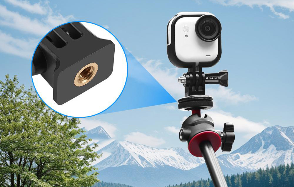 PULUZ PC Keret Adapter Insta360 GO Ultra (Fekete) tok-5