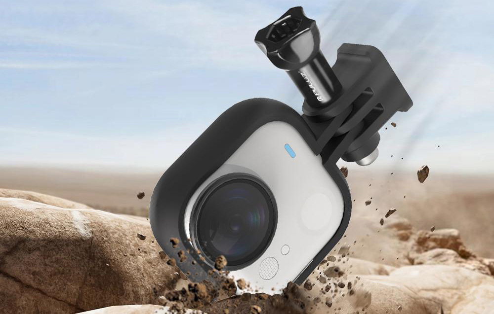 PULUZ PC Keret Adapter Insta360 GO Ultra (Fekete) tok-6