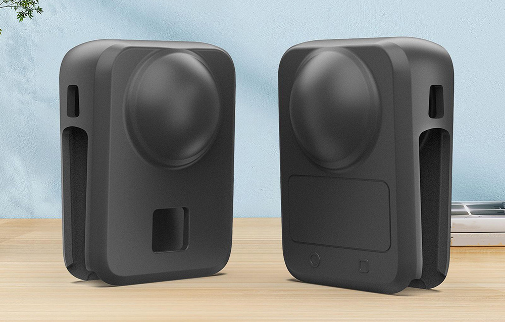 PULUZ Szilikon Tok Lencsevédővel DJI Osmo 360-hoz (Fekete) tok-4