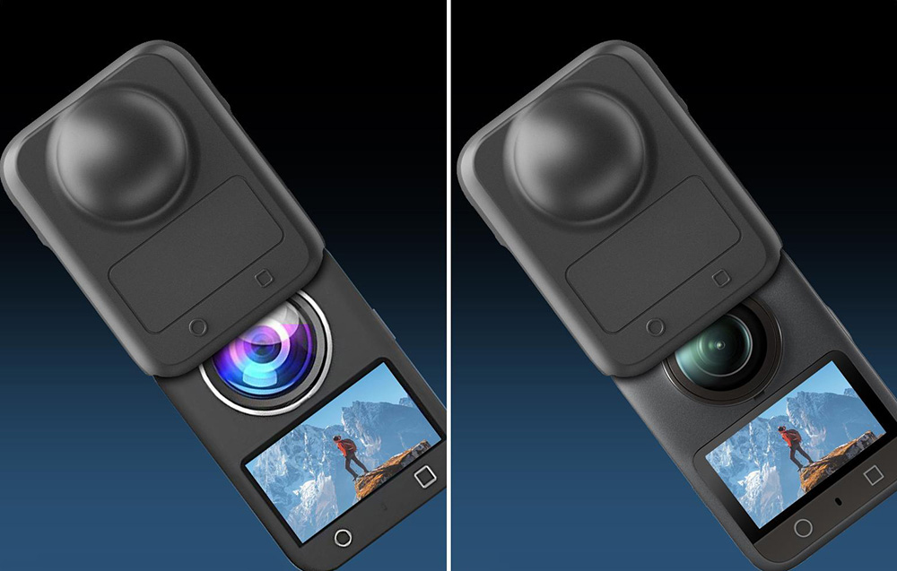 PULUZ Szilikon Tok Lencsevédővel DJI Osmo 360-hoz (Fekete) tok-5