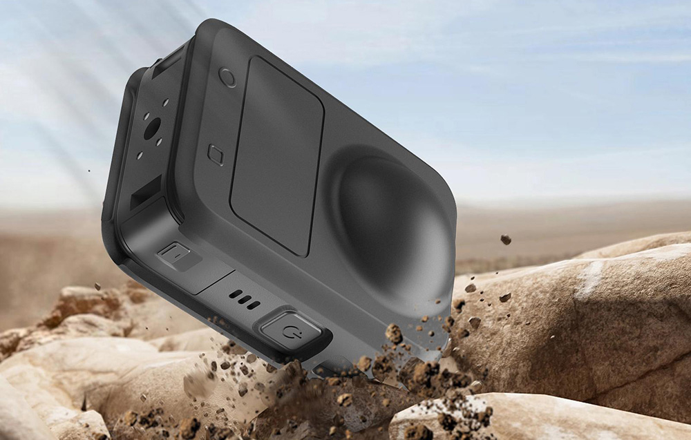 PULUZ Szilikon Tok Lencsevédővel DJI Osmo 360-hoz (Fekete) tok-7