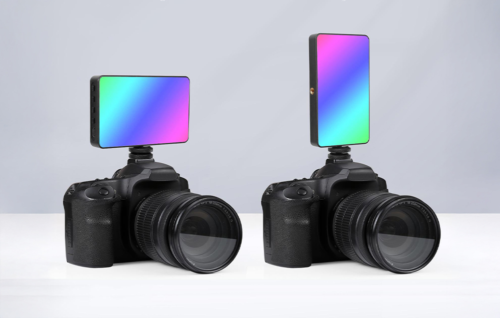 PULUZ Pocket RGB LED kézi fotólámpa (Fekete)-4