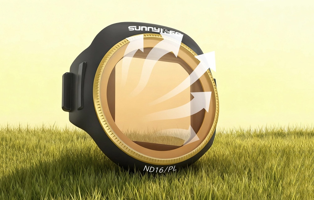 Sunnylife 3 db-os CPL + ND8 + ND16 lencse szűrőkészlet MINI 5 Pro-hoz-3