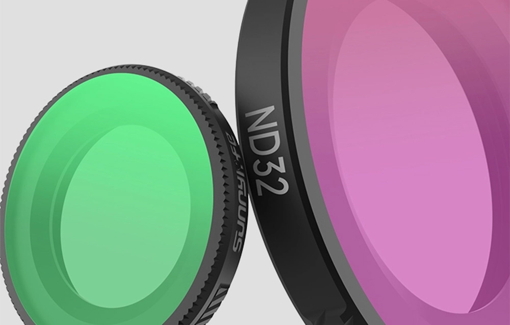 Lencseszűrő készlet – Sunnylife 4db ND8/PL + ND16/PL + ND32/PL + ND64/PL Osmo Nano készülékhez-3