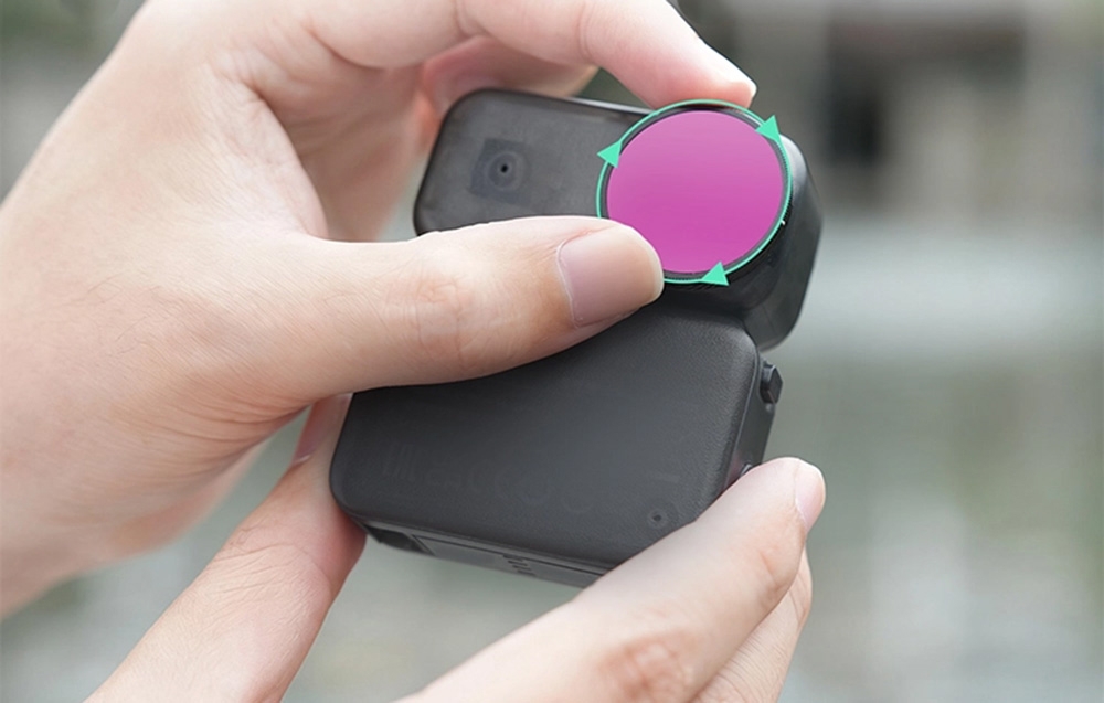 Lencseszűrő készlet – Sunnylife 4db ND8/PL + ND16/PL + ND32/PL + ND64/PL Osmo Nano készülékhez-4