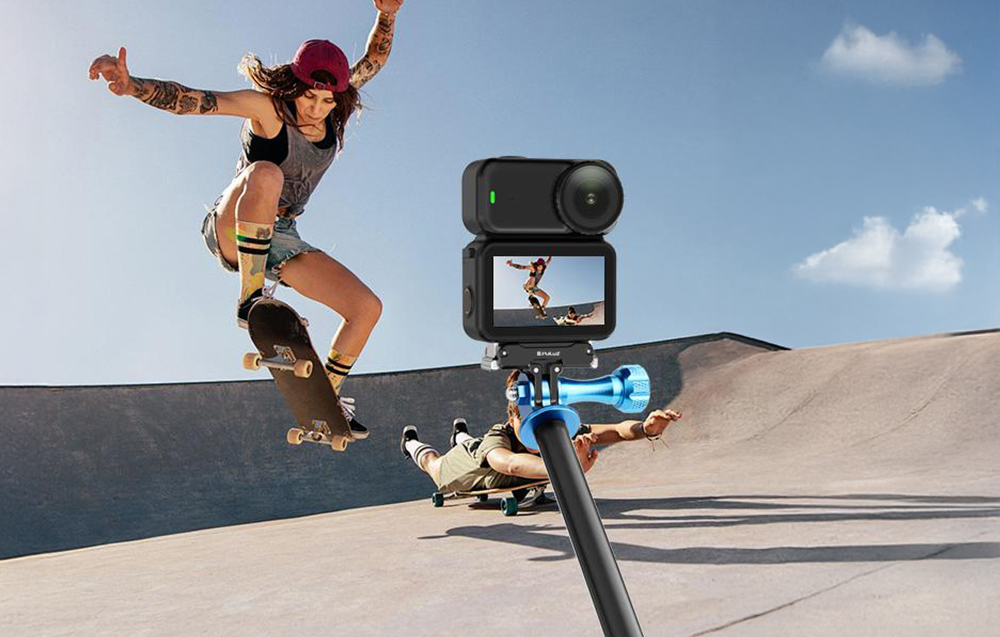 PULUZ Mágneses Fém Tartó a DJI Osmo Nano-hoz (Fekete)-4