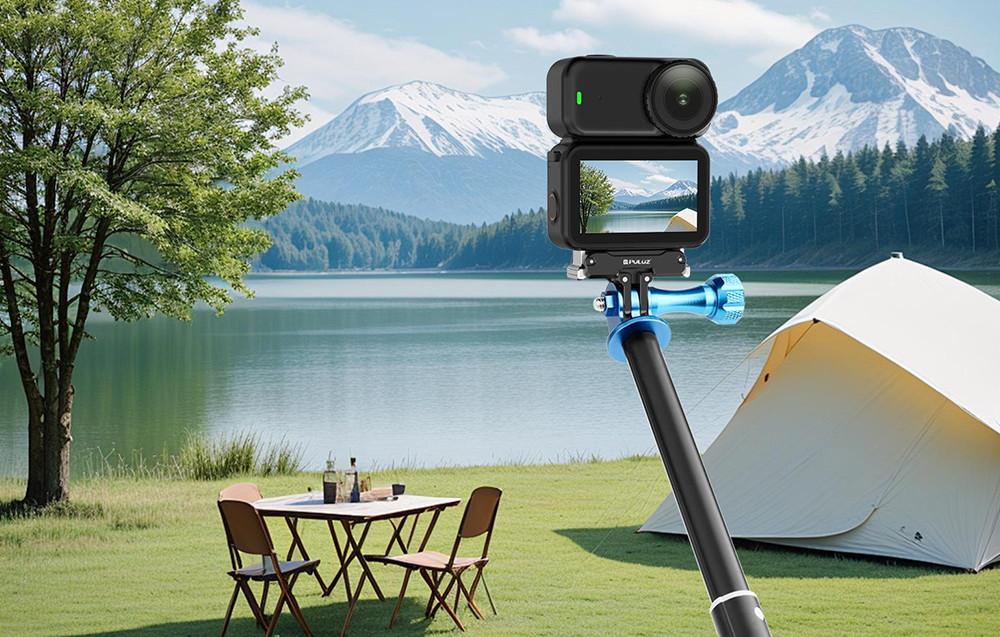 PULUZ Mágneses Fém Tartó a DJI Osmo Nano-hoz (Fekete)-5