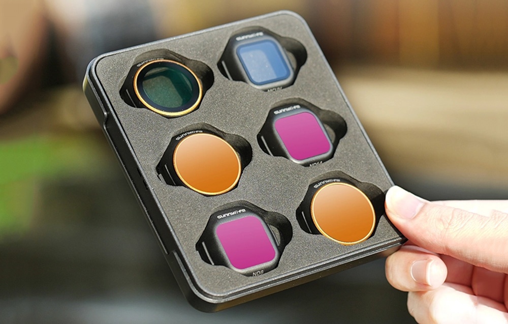 Sunnylife 6 darabos MCUV + CPL + ND8 + ND16 + ND32 + ND64 lencseszűrő készlet MINI 5 Pro-hoz-5