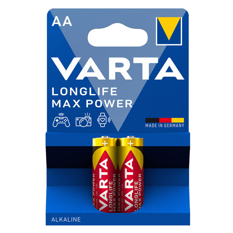 Varta Longlife MAX Power AA / LR06 elem - BL2-0