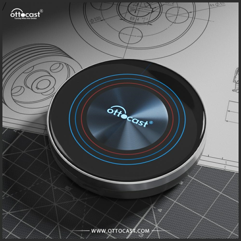 Ottocast OttoAibox I3 PCS46-BM BMW iDrive vezeték nélküli CarPlay multimédia adapter (Android 13)-5