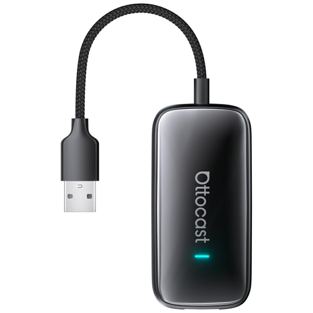 Ottocast Play2Video CA515-T vezeték nélküli CarPlay és Android Auto adapter streaming támogatással-4