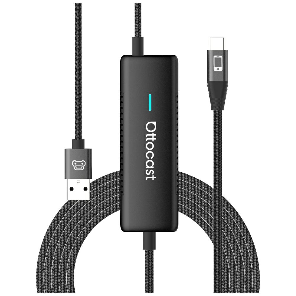 Ottocast CA450-T vezeték nélküli CarPlay adapter teljes képernyővezérléssel-0