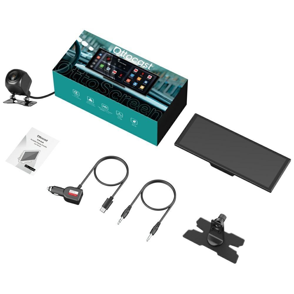 Ottocast 11,4” vezeték nélküli CarPlay és Android Auto autós multimédia kijelző (N95-3528T88-T1140)-5