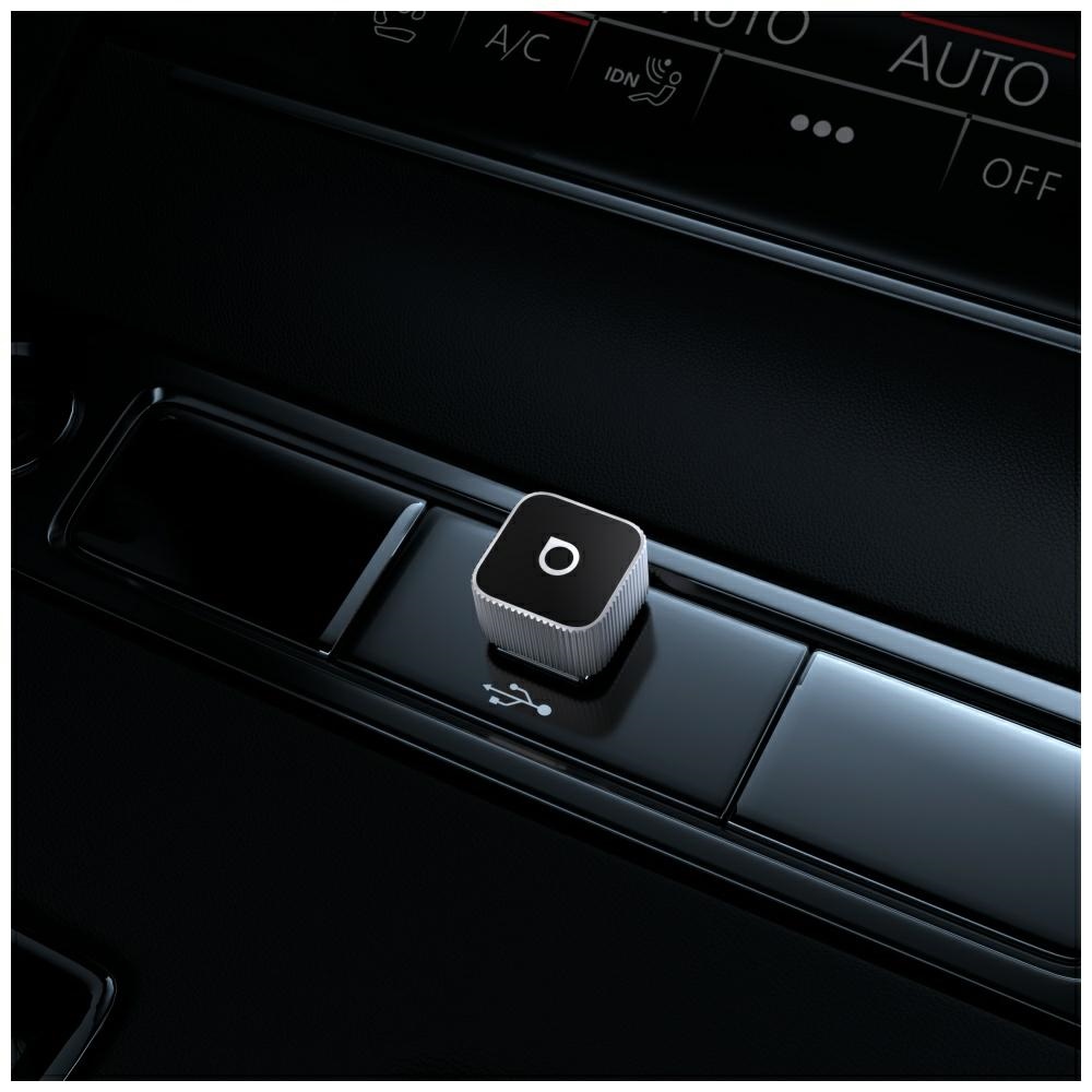 Ottocast CA88-T2 Mini Cube Bluetooth autós adó ezüst-2