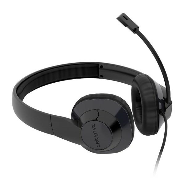 HS-720 V2 Creative Vezetékes Fejhallgató Mikrofonnal Fekete USB-2