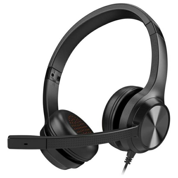Creative Chat USB vezetékes fejhallgató mikrofonnal USB-C, fekete-0