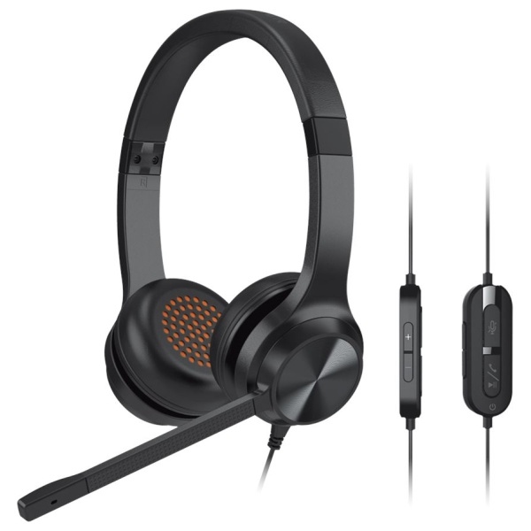 Creative Chat USB vezetékes fejhallgató mikrofonnal USB-C, fekete-1