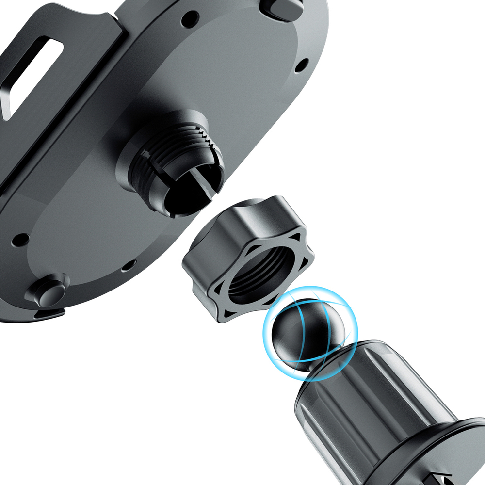 Dudao F2+ telefontartó szellőzőre erősíthető csipesszel - fekete-5